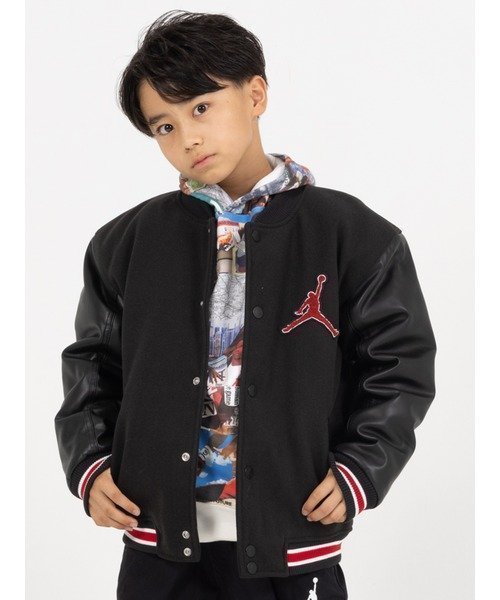 【その他のブランド/Other】のジュニア(140-170cm) アウター JORDAN(ジョーダン) JDN JORDAN VARSITY 人気、トレンドファッション・服の通販 founy(ファニー) 　ファッション　Fashion　キッズファッション　KIDS　アウター　Coat Outerwear /Kids　コンビ　Combination　スタイリッシュ　Stylish　スポーティ　Sporty　フロント　Front　 other-1|ID: prp329100004236768 ipo3291000000029522374