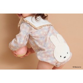 【ブランシェス/branshes / KIDS】の【ベビー/miffy/ミッフィー】おしりモチーフ長袖カバーオール 人気、トレンドファッション・服の通販 founy(ファニー) ファッション Fashion キッズファッション KIDS チェック Check ベビー Baby モチーフ Motif エレガント 上品 Elegant 人気 Popularity 長袖 Long Sleeve |ID:prp329100004236781