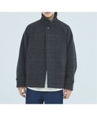 【ジャーナルスタンダード/JOURNAL STANDARD / MEN】のS140 ウールモッサ ショートマックブルゾン 人気、トレンドファッション・服の通販 founy(ファニー) ファッション Fashion メンズファッション MEN クラシック Classic ショート Short チェック Check フラット Flat ポケット Pocket 今季 This Season 別注 Special Order thumbnail ブラック A|ID: prp329100004236883 ipo3291000000029543367