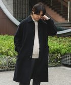 【アーバンリサーチ ドアーズ/URBAN RESEARCH DOORS / MEN】のウールメルトンステンカラーコート BLACK|ID: prp329100004237595 ipo3291000000029507677