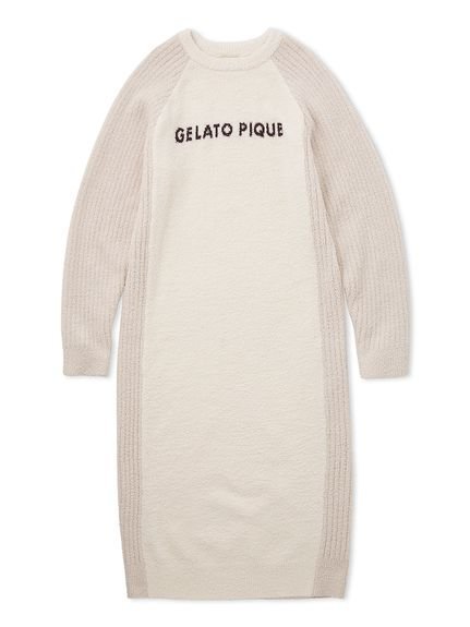 【ジェラート ピケ/gelato pique】のベビモコリブロゴジャガードワンピース 人気、トレンドファッション・服の通販 founy(ファニー) 　ファッション　Fashion　レディースファッション　WOMEN　ワンピース　Dress　ベーシック　Basic　 other-1|ID: prp329100004237642 ipo3291000000029374309