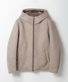 【メンズビギトーキョー/Men's Bigi / MEN】のテックレザームートンパーカー 人気、トレンドファッション・服の通販 founy(ファニー) ファッション Fashion メンズファッション MEN カットソー Cut And Sew スラックス Slacks ドレス Dress パーカー Hoodie リアル Real 防寒 Cold Protection |ID:prp329100004237655