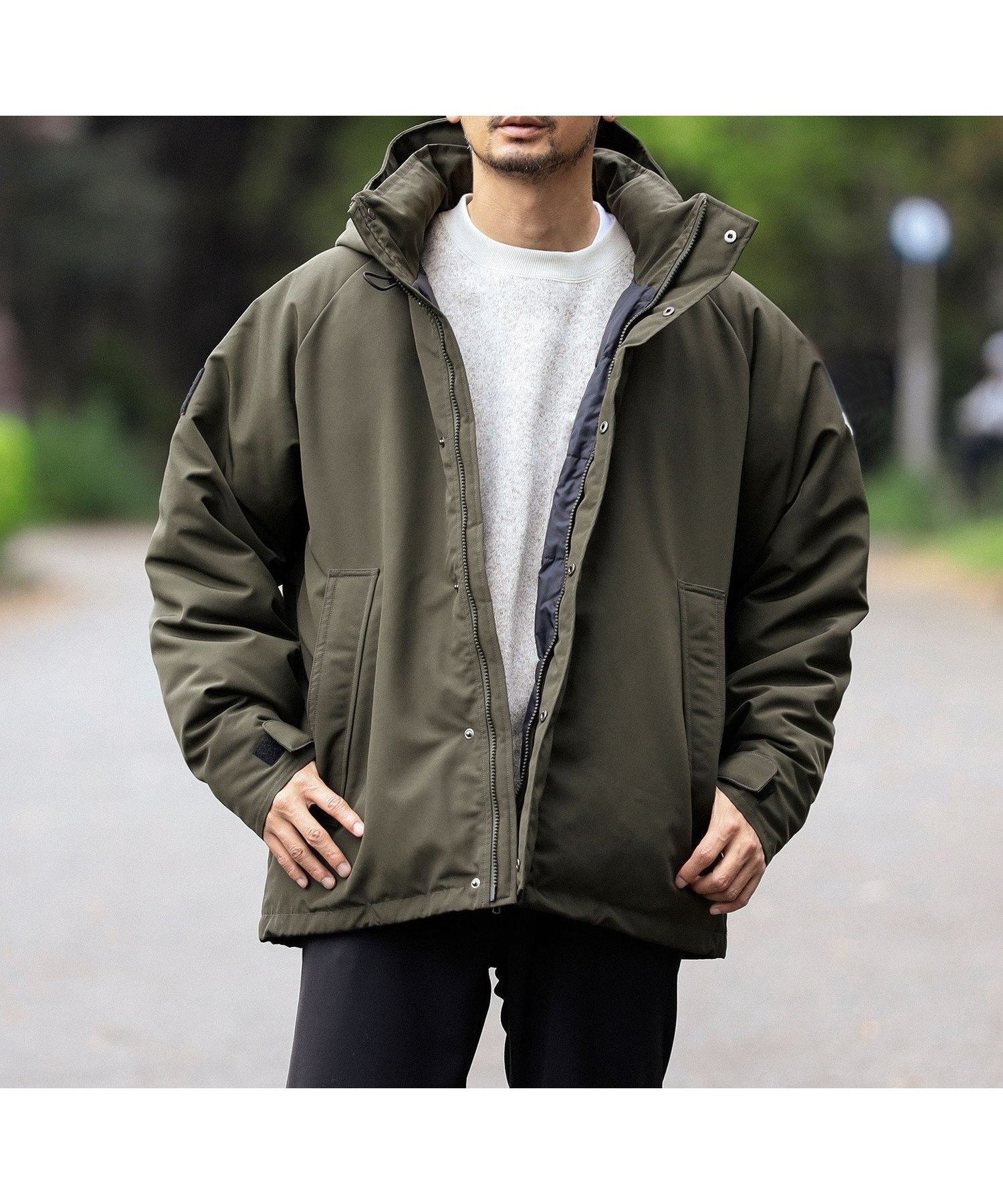 【ビーミングライフストア/B:MING LIFE STORE / MEN】のDANTON / Down Army Hood Jacket 24AW インテリア・キッズ・メンズ・レディースファッション・服の通販 founy(ファニー) 　ファッション　Fashion　メンズファッション　MEN　インナー　Inner　軽量　Lightweight　スリーブ　Sleeve　ダウン　Down　ビッグ　Big　フロント　Front　ブルゾン　Blouson　ポケット　Pocket　ミリタリー　Military　2024年　2024　2024-2025秋冬・A/W　Aw/Autumn/Winter/Fw/Fall/2024-2025　OLIVE|ID: prp329100004237657 ipo3291000000029515857