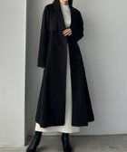 【ジュノア/JUNOAH】のLouere フレアチェスターコート 人気、トレンドファッション・服の通販 founy(ファニー) ファッション Fashion レディースファッション WOMEN アウター Coat Outerwear コート Coats チェスターコート Top Coat thumbnail ブラック|ID: prp329100004237797 ipo3291000000029417799