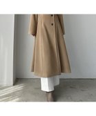 【ジュノア/JUNOAH】のLouere フレアチェスターコート 人気、トレンドファッション・服の通販 founy(ファニー) ファッション Fashion レディースファッション WOMEN アウター Coat Outerwear コート Coats チェスターコート Top Coat thumbnail グレージュ|ID: prp329100004237797 ipo3291000000029417804