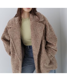 【ナチュラル ビューティー ベーシック/NATURAL BEAUTY BASIC】のボアハーフコート 24AW 人気、トレンドファッション・服の通販 founy(ファニー) ファッション Fashion レディースファッション WOMEN アウター Coat Outerwear コート Coats 2024年 2024 2024-2025秋冬・A/W Aw/Autumn/Winter/Fw/Fall/2024-2025 インナー Inner トレンド Trend ハーフ Half フェミニン Feminine フロント Front |ID:prp329100004237833