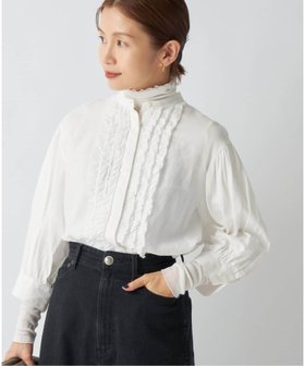 【イエナ/IENA】のシアーコットンギャバ フリルシャツ 人気、トレンドファッション・服の通販 founy(ファニー) ファッション Fashion レディースファッション WOMEN トップス・カットソー Tops/Tshirt シャツ/ブラウス Shirts/Blouses 2024年 2024 2024-2025秋冬・A/W Aw/Autumn/Winter/Fw/Fall/2024-2025 おすすめ Recommend インナー Inner クラシカル Classical ジャケット Jacket フリル Frills フロント Front ボトム Bottom ミックス Mix モダン Modern |ID:prp329100004238017