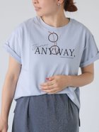 【テチチ/Te chichi】のメガネ刺繍Tシャツ サックスブルー|ID: prp329100004238164 ipo3291000000029565466