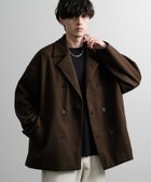 【ロッキーモンロー/Rocky Monroe】のオーバーサイズテックメルトンダブルPコート 人気、トレンドファッション・服の通販 founy(ファニー) ファッション Fashion レディースファッション WOMEN アウター Coat Outerwear コート Coats Pコート Pea Coats インナー Inner カットソー Cut And Sew スウェット Sweat スラックス Slacks セーター Sweater ダブル Double トレンド Trend トレーナー Trainer 定番 Standard ビッグ Big フェルト Felt フロント Front ベーシック Basic 防寒 Cold Protection メルトン Melton メンズ Mens リラックス Relax ルーズ Loose ワイド Wide 再入荷 Restock/Back In Stock/Re Arrival おすすめ Recommend エレガント 上品 Elegant thumbnail ブラウン|ID: prp329100004238439 ipo3291000000029538297