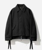 【ハレ/HARE / MEN】のウーリーテックレイヤードブルゾン 人気、トレンドファッション・服の通販 founy(ファニー) ファッション Fashion メンズファッション MEN なめらか Smooth スタンド Stand フロント Front ブルゾン Blouson メルトン Melton エレガント 上品 Elegant thumbnail ブラック09|ID: prp329100004238504 ipo3291000000029460722