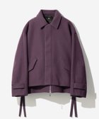 【ハレ/HARE / MEN】のウーリーテックレイヤードブルゾン 人気、トレンドファッション・服の通販 founy(ファニー) ファッション Fashion メンズファッション MEN なめらか Smooth スタンド Stand フロント Front ブルゾン Blouson メルトン Melton エレガント 上品 Elegant thumbnail パープル98|ID: prp329100004238504 ipo3291000000029460730