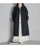 【フリークスストア/FREAK'S STORE】のビーバー ステンカラーコート 人気、トレンドファッション・服の通販 founy(ファニー) ファッション Fashion レディースファッション WOMEN アウター Coat Outerwear コート Coats A/W・秋冬 Aw・Autumn/Winter・Fw・Fall-Winter 冬 Winter シンプル Simple トレンド Trend 定番 Standard thumbnail ブラック|ID: prp329100004238591 ipo3291000000029386969