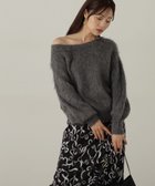 【プロポーション ボディドレッシング/PROPORTION BODY DRESSING】のへアリーオフショルニット 24AW 人気、トレンドファッション・服の通販 founy(ファニー) ファッション Fashion レディースファッション WOMEN トップス・カットソー Tops/Tshirt ニット Knit Tops 2024年 2024 2024-2025秋冬・A/W Aw/Autumn/Winter/Fw/Fall/2024-2025 オフショルダー Off Shoulder ティアードスカート Tiered Skirt thumbnail チャコール2|ID: prp329100004238619 ipo3291000000029541914