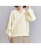 【ビューティ&ユース ユナイテッドアローズ/BEAUTY&YOUTH / UNITED ARROWS】のVネック アゼニット プルオーバー -ウォッシャブル- OFF WHITE|ID:prp329100004238774