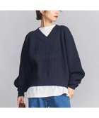 【ビューティ&ユース ユナイテッドアローズ/BEAUTY&YOUTH / UNITED ARROWS】のVネック アゼニット プルオーバー -ウォッシャブル- NAVY|ID:prp329100004238774