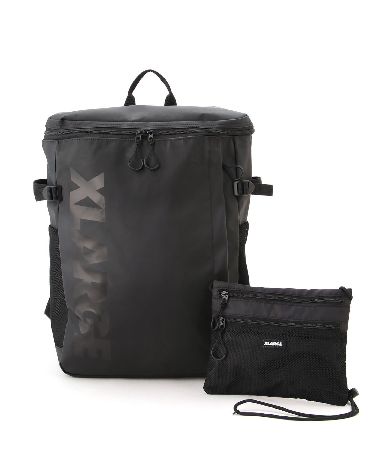 【エクストララージ/XLARGE】のXLARGE BOX STYLE BACKPACK 人気、トレンドファッション・服の通販 founy(ファニー) 　ファッション　Fashion　レディースファッション　WOMEN　コーティング　Coating　ショルダー　Shoulder　ジップ　Zip　スリーブ　Sleeve　ボックス　Box　ポケット　Pocket　メッシュ　Mesh　傘　Umbrella　 other-1|ID: prp329100004238809 ipo3291000000029389774