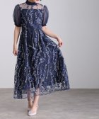 【プールヴー/PourVous】の総刺繍レースパフスリーブドレス 人気、トレンドファッション・服の通販 founy(ファニー) ファッション Fashion レディースファッション WOMEN ワンピース Dress ドレス Party Dresses おすすめ Recommend エレガント 上品 Elegant スリーブ Sleeve セレモニー Ceremony ドレス Dress フォーマル Formal フレア Flare レース Race 二次会 Wedding Party 結婚式 Wedding Ceremony thumbnail ネイビー|ID: prp329100004238997 ipo3291000000029391923