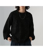 【ハレ/HARE / MEN】のラメスパンコールニットプルオーバー 人気、トレンドファッション・服の通販 founy(ファニー) ファッション Fashion メンズファッション MEN トップス・カットソー Tops/Tshirt/Men ニット Knit Tops インナー Inner スパンコール Sequins thumbnail ブラック09|ID: prp329100004239010 ipo3291000000029517328