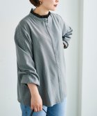 【ルクールブラン/le.coeur blanc】のチェック柄オーガンジーフリルネックブラウス 人気、トレンドファッション・服の通販 founy(ファニー) ファッション Fashion レディースファッション WOMEN トップス・カットソー Tops/Tshirt シャツ/ブラウス Shirts/Blouses おすすめ Recommend インナー Inner オーガンジー Organdy クラシック Classic タートル Turtle チェック Check ツイル Twill パール Pearl フェミニン Feminine フリル Frills thumbnail グレー柄|ID: prp329100004239904 ipo3291000000029400363