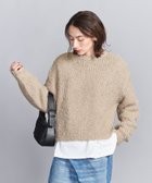 【ビューティ&ユース ユナイテッドアローズ/BEAUTY&YOUTH / UNITED ARROWS】の【WEB限定】ビジュー*フェザーヤーン クルーネックニット 人気、トレンドファッション・服の通販 founy(ファニー) ファッション Fashion レディースファッション WOMEN トップス・カットソー Tops/Tshirt ニット Knit Tops おすすめ Recommend インナー Inner シンプル Simple ビジュー Bijou フェザーヤーン Feather Yarn フォルム Form ベーシック Basic ボトム Bottom thumbnail BEIGE|ID: prp329100004239916 ipo3291000000029400430