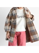 【ヴァン/Vin】のチェックミドルコート 人気、トレンドファッション・服の通販 founy(ファニー) ファッション Fashion レディースファッション WOMEN アウター Coat Outerwear コート Coats おすすめ Recommend ダブル Double チェック Check ボトム Bottom ミドル Middle thumbnail ベージュ|ID: prp329100004239977 ipo3291000000029876268