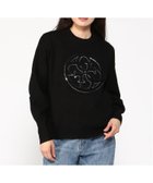 【ゲス/GUESS】のKATE 4G Logo Rn Ls Sweater ブラック|ID: prp329100004239993 ipo3291000000029400925