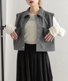 【ケービーエフ/KBF / URBAN RESEARCH】のメルトンコンパクトベスト 人気、トレンドファッション・服の通販 founy(ファニー) ファッション Fashion レディースファッション WOMEN アウター Coat Outerwear トップス・カットソー Tops/Tshirt ベスト/ジレ Gilets/Vests 2024年 2024 2024-2025秋冬・A/W Aw/Autumn/Winter/Fw/Fall/2024-2025 A/W・秋冬 Aw・Autumn/Winter・Fw・Fall-Winter 冬 Winter カッティング Cutting カットソー Cut And Sew コンパクト Compact シルバー Silver デニム Denim ドット Dot ベスト Vest ベーシック Basic メルトン Melton thumbnail D.GRAY|ID: prp329100004240472 ipo3291000000029404859