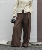 【ケービーエフ/KBF / URBAN RESEARCH】のディープタックパンツ 人気、トレンドファッション・服の通販 founy(ファニー) ファッション Fashion レディースファッション WOMEN パンツ Pants 2024年 2024 2024-2025秋冬・A/W Aw/Autumn/Winter/Fw/Fall/2024-2025 A/W・秋冬 Aw・Autumn/Winter・Fw・Fall-Winter 冬 Winter ジャケット Jacket ネップ Nep Yarn ベスト Vest リボン Ribbon ヴィンテージ Vintage thumbnail BROWN|ID: prp329100004240545 ipo3291000000029406704