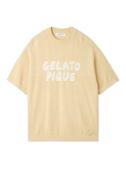 【ジェラート ピケ/gelato pique】の【HOMME】メランジジャガードプルオーバー インテリア・キッズ・メンズ・レディースファッション・服の通販 founy(ファニー) 　ファッション　Fashion　レディースファッション　WOMEN　トップス・カットソー　Tops/Tshirt　プルオーバー　Pullover　なめらか　Smooth　イエロー　Yellow　ハーフ　Half　フロント　Front　メランジ　Melange　人気　Popularity　定番　Standard　YEL[032]|ID: prp329100004240595 ipo3291000000029408969