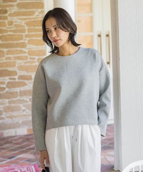 【ロートレ アモン/LAUTRE AMONT】のコットンエアーカットソー 人気、トレンドファッション・服の通販 founy(ファニー) ファッション Fashion レディースファッション WOMEN トップス・カットソー Tops/Tshirt カットソー Cut and Sewn クロップド Cropped フォルム Form ボトム Bottom エレガント 上品 Elegant |ID:prp329100004240632