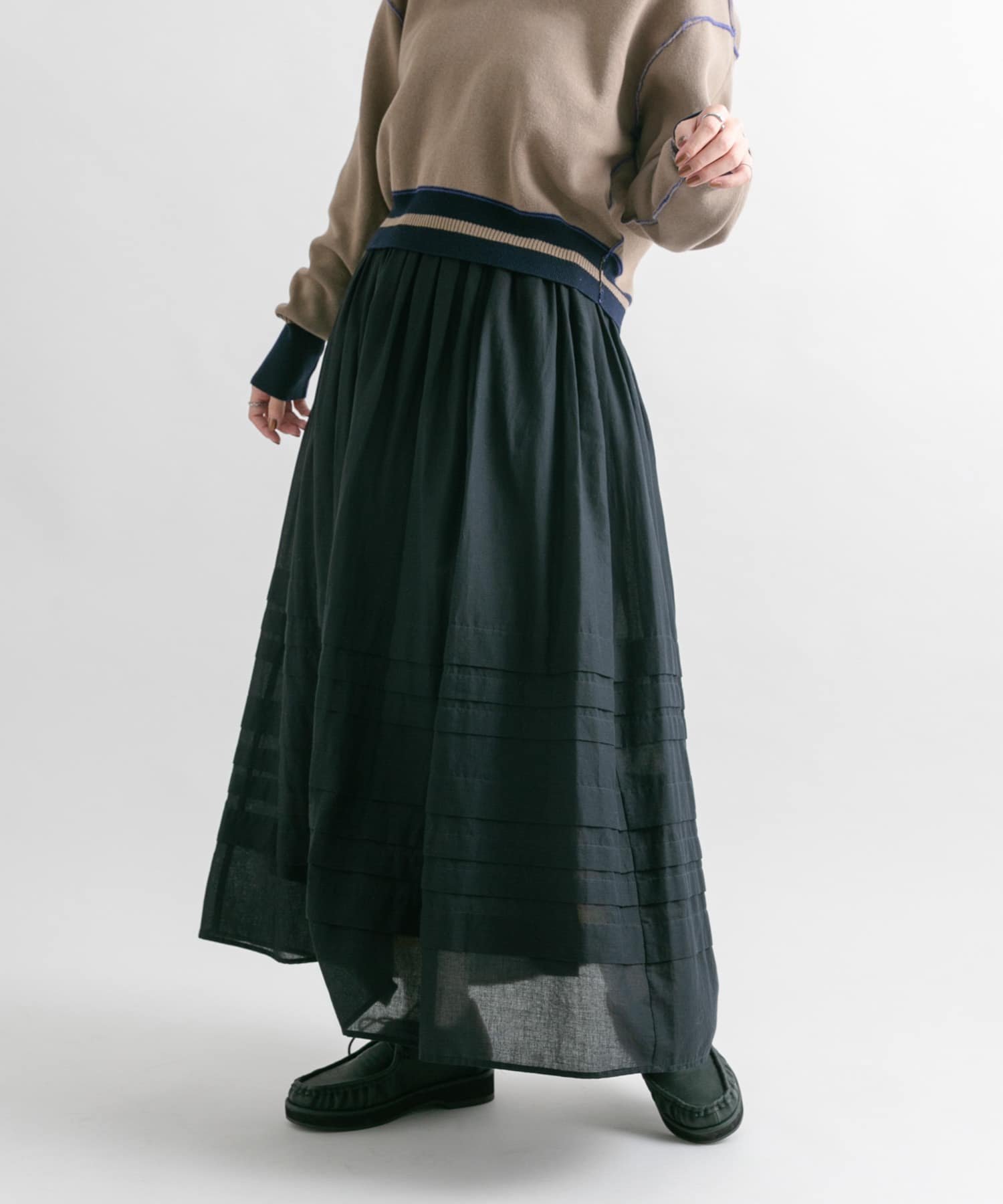 【ケービーエフ/KBF / URBAN RESEARCH】のボリュームタックスカート 人気、トレンドファッション・服の通販 founy(ファニー) 　ファッション　Fashion　レディースファッション　WOMEN　スカート　Skirt　2024年　2024　2024-2025秋冬・A/W　Aw/Autumn/Winter/Fw/Fall/2024-2025　A/W・秋冬　Aw・Autumn/Winter・Fw・Fall-Winter　冬　Winter　シャーリング　Shirring　スウェット　Sweat　ベスト　Vest　ランダム　Random　ロング　Long　 other-1|ID: prp329100004241201 ipo3291000000029414282