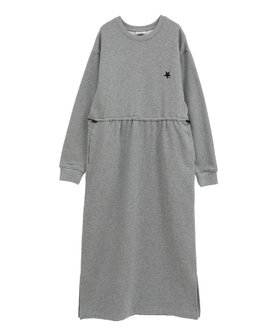 【コンバーストウキョウ/CONVERSE TOKYO】のWAIST CORD SWEAT DRESS 人気、トレンドファッション・服の通販 founy(ファニー) ファッション Fashion レディースファッション WOMEN トップス・カットソー Tops/Tshirt パーカ Sweats スウェット Sweat ワンピース Dress ドレス Party Dresses おすすめ Recommend スリット Slit ドローコード Draw Cord ポケット Pocket ワンポイント One Point |ID:prp329100004241215