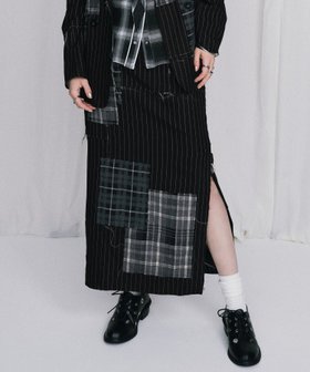 【パルグループ/PAL GROUP】の【WHO S WHO gallery】パッチワークスカート 人気、トレンドファッション・服の通販 founy(ファニー) ファッション Fashion レディースファッション WOMEN スカート Skirt おすすめ Recommend ウエスタン Western ショート Short ジャケット Jacket スウェット Sweat ストライプ Stripe スリット Slit セットアップ Set Up トレンド Trend パッチワーク Patchwork ロング Long |ID:prp329100004241580