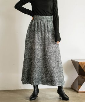 【メイソングレイ/MAYSON GREY】のラメシャギーニットフレアスカート≪手洗い可能≫ 人気、トレンドファッション・服の通販 founy(ファニー) ファッション Fashion レディースファッション WOMEN スカート Skirt Aライン/フレアスカート Flared A-Line Skirts ギャザー Gather コンパクト Compact シンプル Simple ストレッチ Stretch タートル Turtle パターン Pattern フレア Flare メタリック Metallic おすすめ Recommend 年末年始 The Year-End And New Year Holidays |ID:prp329100004241611