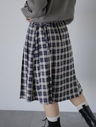 【エヘカソポ/ehka sopo】の前後2WAYチェックミディ丈スカート 人気、トレンドファッション・服の通販 founy(ファニー) ファッション Fashion レディースファッション WOMEN スカート Skirt チェック Check フィット Fit フレア Flare thumbnail ネイビー|ID: prp329100004241612 ipo3291000000029418406