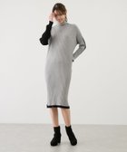 【ジャイロ/JAYRO】の【EC限定】バイカラーニットワンピース 人気、トレンドファッション・服の通販 founy(ファニー) ファッション Fashion レディースファッション WOMEN ワンピース Dress ニットワンピース Knit Dresses A/W・秋冬 Aw・Autumn/Winter・Fw・Fall-Winter おすすめ Recommend アクセサリー Accessories シンプル Simple タートルネック Turtleneck ネックレス Necklace バングル Bangle ベスト Vest ポケット Pocket モチーフ Motif 冬 Winter thumbnail グレー(07)|ID: prp329100004241645 ipo3291000000029419685