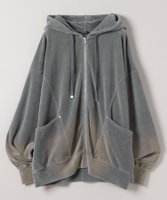 【ジーナシス/JEANASiS】のフェードブリーチベロアZIPパーカー 人気、トレンドファッション・服の通販 founy(ファニー) ファッション Fashion レディースファッション WOMEN トップス・カットソー Tops/Tshirt パーカ Sweats ベロア Velour おすすめ Recommend ショルダー Shoulder ジップ Zip ジャケット Jacket ダメージ Damage トレンド Trend ドロップ Drop パーカー Hoodie フェミニン Feminine ベロア Velor リラックス Relax エレガント 上品 Elegant 羽織 Haori |ID:prp329100004241767