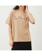 【ミラオーウェン/Mila Owen】のロゴプリントTシャツ【マシーンウォッシャブル】 人気、トレンドファッション・服の通販 founy(ファニー) ファッション Fashion レディースファッション WOMEN トップス・カットソー Tops/Tshirt シャツ/ブラウス Shirts/Blouses ロング / Tシャツ T-Shirts インナー Inner ヴィンテージ Vintage 春 Spring グラフィック Graphic ジャケット Jacket 定番 Standard ファブリック Fabric プリント Print thumbnail BEG[037]|ID: prp329100004241771 ipo3291000000029422460