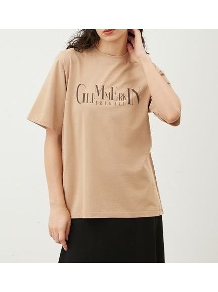 【ミラオーウェン/Mila Owen】のロゴプリントTシャツ【マシーンウォッシャブル】 インテリア・キッズ・メンズ・レディースファッション・服の通販 founy(ファニー) 　ファッション　Fashion　レディースファッション　WOMEN　トップス・カットソー　Tops/Tshirt　シャツ/ブラウス　Shirts/Blouses　ロング / Tシャツ　T-Shirts　インナー　Inner　ヴィンテージ　Vintage　春　Spring　グラフィック　Graphic　ジャケット　Jacket　定番　Standard　ファブリック　Fabric　プリント　Print　BEG[037]|ID: prp329100004241771 ipo3291000000029422460