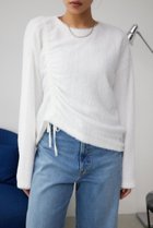 【アズール バイ マウジー/AZUL by moussy】のシャギーデザイントップス 人気、トレンドファッション・服の通販 founy(ファニー) ファッション Fashion レディースファッション WOMEN トップス・カットソー Tops/Tshirt 2024年 2024 2024-2025秋冬・A/W Aw/Autumn/Winter/Fw/Fall/2024-2025 A/W・秋冬 Aw・Autumn/Winter・Fw・Fall-Winter おすすめ Recommend アシンメトリー Asymmetry シャーリング Shirring ショート Short ストレート Straight デニム Denim ボトム Bottom thumbnail WHT|ID: prp329100004241787 ipo3291000000029422562