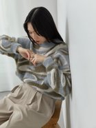 【サマンサモスモス/Samansa Mos2】のマーブル柄フェザーヤーンニットプルオーバー 人気、トレンドファッション・服の通販 founy(ファニー) ファッション Fashion レディースファッション WOMEN トップス・カットソー Tops/Tshirt ニット Knit Tops プルオーバー Pullover フェザーヤーン Feather Yarn マーブル Marble ミックス Mix thumbnail グレー|ID: prp329100004241860 ipo3291000000029422858