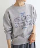 【ルクールブラン/le.coeur blanc】のCHAMPS ELYSEESロゴ刺繍スウェット グレー|ID: prp329100004241908 ipo3291000000029423048