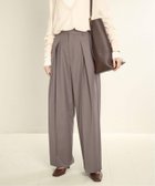 【スローブ イエナ/SLOBE IENA】のタックセンタープレスパンツ 人気、トレンドファッション・服の通販 founy(ファニー) ファッション Fashion レディースファッション WOMEN パンツ Pants 2024年 2024 2024-2025秋冬・A/W Aw/Autumn/Winter/Fw/Fall/2024-2025 おすすめ Recommend スラックス Slacks フェミニン Feminine ポケット Pocket thumbnail ブラウン|ID: prp329100004241956 ipo3291000000029423479