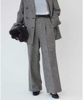 【イエナ/IENA】 千鳥2タックパンツ人気、トレンドファッション・服の通販 founy(ファニー) ファッション Fashion レディースファッション WOMEN パンツ Pants 2024年 2024 2024-2025秋冬・A/W Aw/Autumn/Winter/Fw/Fall/2024-2025 ウォーム Worm ジャケット Jacket スラックス Slacks セットアップ Set Up チェック Check ワイド Wide 冬 Winter |ID:prp329100004241960