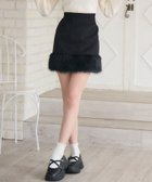 【レトロガール/RETRO GIRL】の裾Fファー付ミニSK 人気、トレンドファッション・服の通販 founy(ファニー) ファッション Fashion レディースファッション WOMEN スカート Skirt おすすめ Recommend ガーリー Girly タイトスカート Tight Skirt ツイード Tweed ミニスカート Mini Skirt エレガント 上品 Elegant 冬 Winter 定番 Standard thumbnail ブラック|ID: prp329100004242019 ipo3291000000029423863