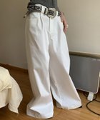 【チュクラ/chuclla】のサイドポケット ワイドパンツ LON24a006 人気、トレンドファッション・服の通販 founy(ファニー) ファッション Fashion レディースファッション WOMEN パンツ Pants クロップド Cropped 今季 This Season ジャケット Jacket ストレート Straight トレンド Trend バランス Balance フロント Front ポケット Pocket リラックス Relax ワイド Wide thumbnail ホワイト|ID: prp329100004242471 ipo3291000000029427653