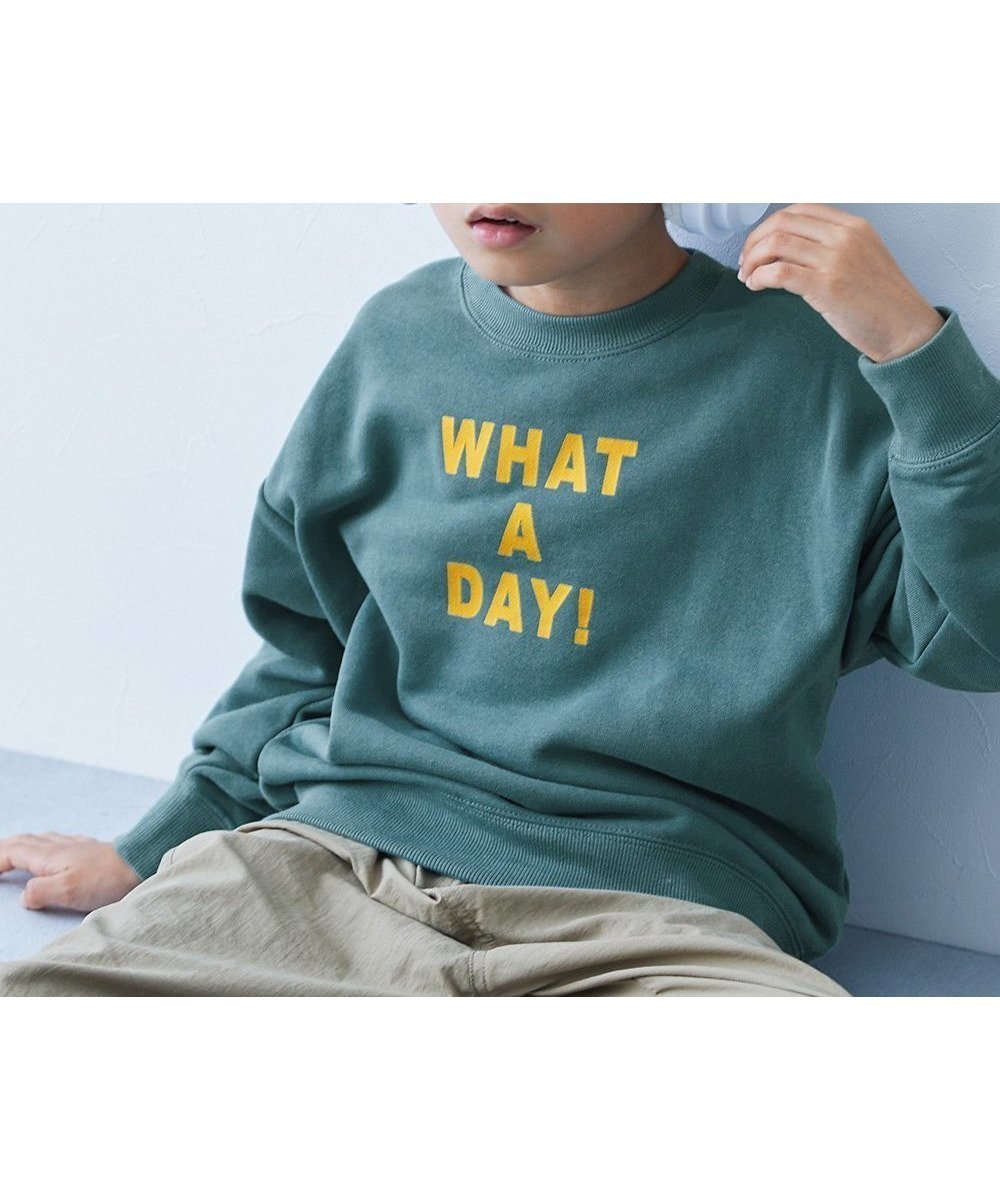 【デビロック/devirock / KIDS】のデビラボ BOXシルエット プリント トレーナー トップス パーカー トレーナー インテリア・キッズ・メンズ・レディースファッション・服の通販 founy(ファニー) 　ファッション　Fashion　キッズファッション　KIDS　トップス・カットソー　Tops/Tees/Kids　トレーナー　Trainer　パーカー　Hoodie　プリント　Print　定番　Standard　006-ロゴ2-ハンターグリーン|ID: prp329100004242617 ipo3291000000029468682