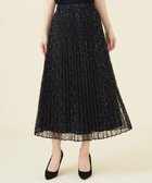 【シビラ/SYBILLA】のラメチュールプリーツスカート 人気、トレンドファッション・服の通販 founy(ファニー) ファッション Fashion レディースファッション WOMEN スカート Skirt プリーツスカート Pleated Skirts シルバー Silver ジャケット Jacket チュール Tulle フレア Flare プリーツ Pleats thumbnail ブラック|ID: prp329100004242633 ipo3291000000029428631