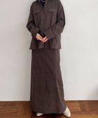 【ドゥ アルシーヴ/Doux archives】のフェイクスエードスカート 人気、トレンドファッション・服の通販 founy(ファニー) ファッション Fashion レディースファッション WOMEN スカート Skirt A/W・秋冬 Aw・Autumn/Winter・Fw・Fall-Winter ジャケット Jacket スウェード Suede スニーカー Sneakers スリット Slit セットアップ Set Up ロング Long エレガント 上品 Elegant thumbnail BROWN|ID: prp329100004242639 ipo3291000000029428669