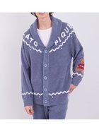 【ジェラート ピケ/gelato pique】の【HOLIDAY】【UNISEX】ノルディックショールカーディガン NVY[089]|ID:prp329100004242694